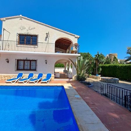 Villa Maria Apartamento 150 M Del Mar Piscina Privada Parking Calpe Eksteriør billede